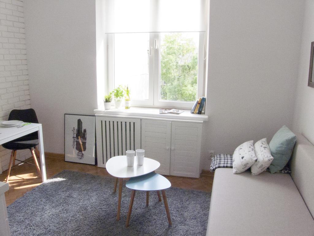 Studio In Heart Of Warschau Buitenkant foto